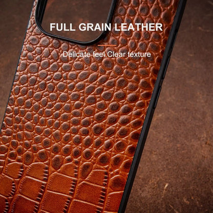 For Iphone 14 Pro Case Crocodile Genuine Leather Cover Etui Coque Shockproof for Funda Iphone18pro 17 XSMax 11 8plus 12 Carcasa