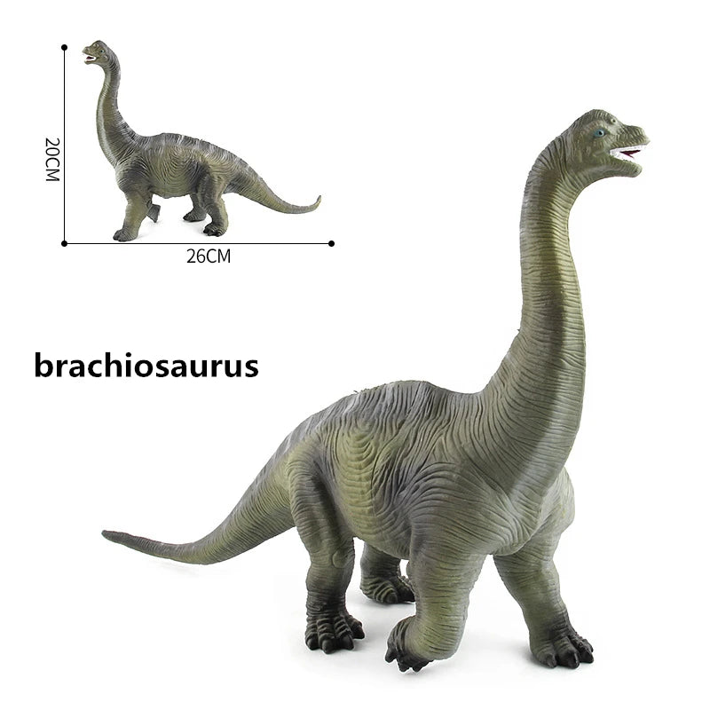 High Quality PVC Jurassic Dinosaurs World Action Figures Decoration Tyrannosaurus Brachiosaurus Rex Model Toy for Christmas Gift