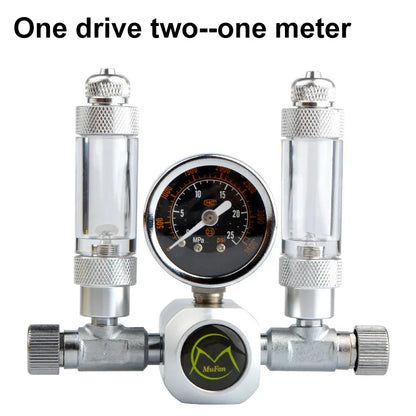DIY Aquarium CO2 Regulator Magnetic Solenoid Kit Check Valve Fish Tank Accessories CO2 Control System Reactor Generator Set