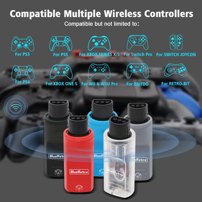RetroScaler BlueRetro Wireless Game Controllers Adapter for Nintendo 64 Console to PS3 PS4 PS5 Nintendo Switch Game Contorllers