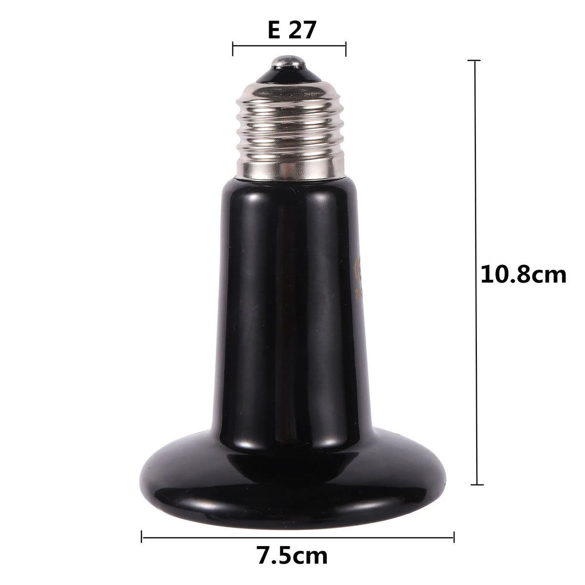 Pet Reptile Far Infrared Ceramic Heating Lamp 110v/220v Heat Emitter Light Bulb 25W 50W 75W 100W 150W 200W Animal Hatch Heating