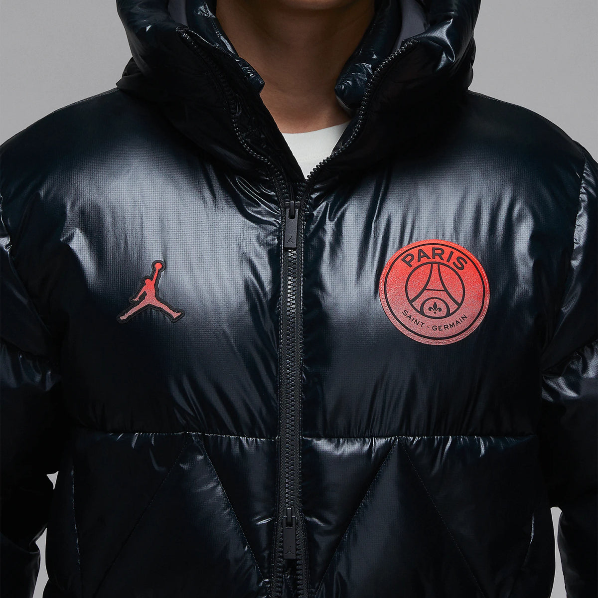 Nike Paris Series Men's Long Cotton Hooded Jacket