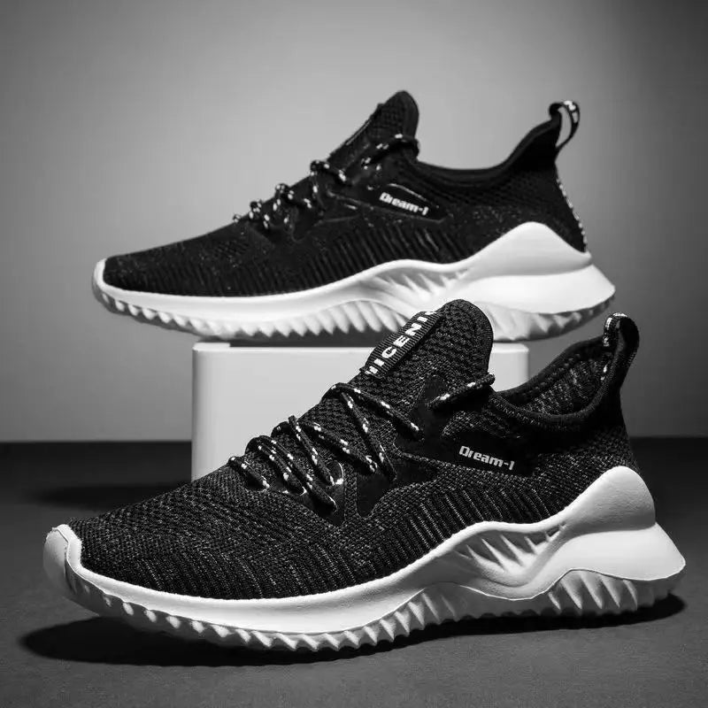 New Fashion Men's Shoes Portable Breathable Running Shoes Large Size Sports Shoes Comfortable Walking Jogging Casual Shoes