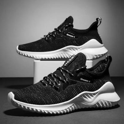 New Fashion Men's Shoes Portable Breathable Running Shoes Large Size Sports Shoes Comfortable Walking Jogging Casual Shoes