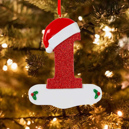 Christmas Tree Decoration Letter Pendant 26 Letters Home Holiday Acrylic DIY Pendant Xmas 2023 New Year Decor Ornament Navidad