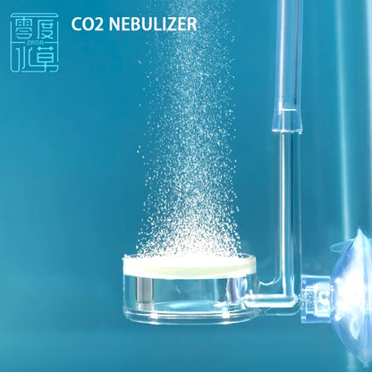 New Aquarium CO2 Atomizer Transparent CO2 Diffuser Refiner Integrated PC Material Special Ceramic Sheet Fish Tank CO2 Atomizer