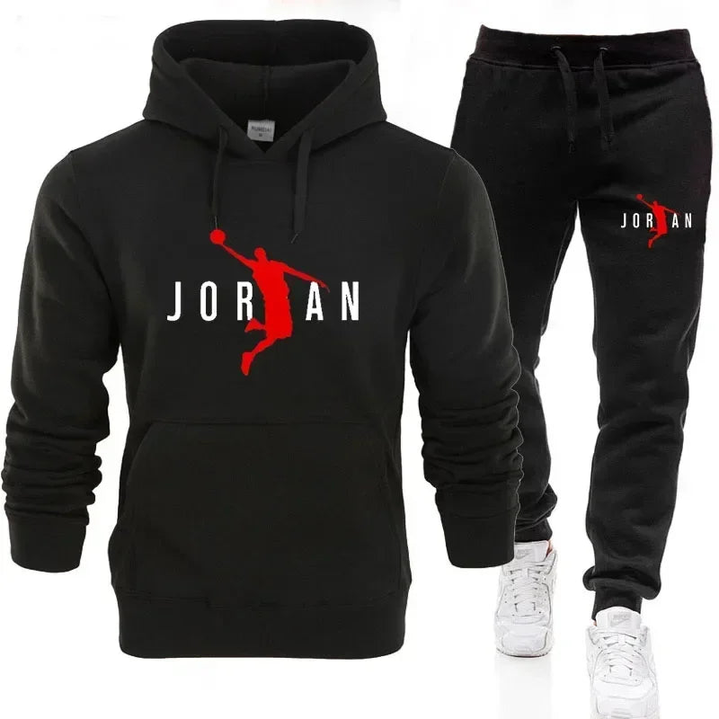 2025 Fall Winter Men's Tracksuit Hoodie Pants 2Pcs Sets Suit Leisure Sweatshirts Sweatpants Fashion Trends Brand Clothing S-3xl