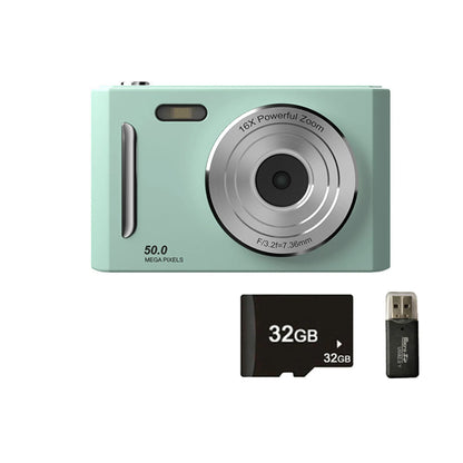 4K Digital Camera Dual Camera Flash 50 Million Hd Pixel Pixel Retro Ccd Portable Card Entry-Level Camera Auto Focus