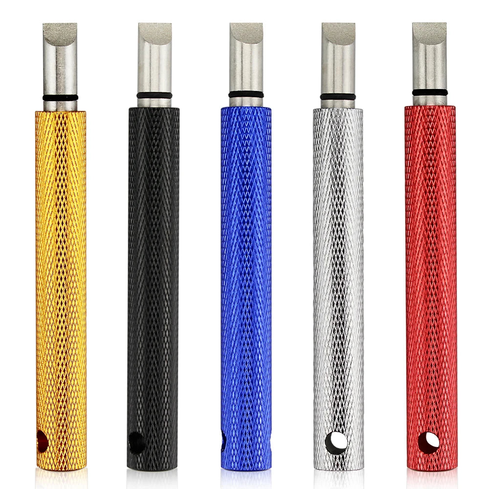 1pc Golf Wedge Iron Groove Sharpener Club Cleaner Cleaning Tool Square Golf Groove Cutter Tool Golf Training Aids