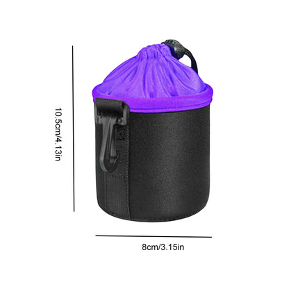 Camera Lens Pouch Bag Neoprene Waterproof Soft Video Camera Lens Pouch Bag Case for Canon Sony for Most Digital SLR Camera