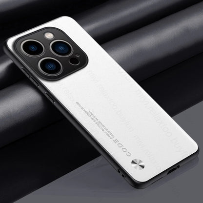 For iPhone 16 Pro Max Case Premium PU Leather Back Cover iPhone16 I Phone 16Pro 16 ProMax Plus Silicone Bumper Shockproof Coque