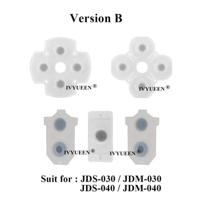 IVYUEEN Silicone Conductive Rubber Adhesive Button Pad Keypads for Sony PlayStation DualShock 4 5 PS5 PS4 Pro Controller Gamepad