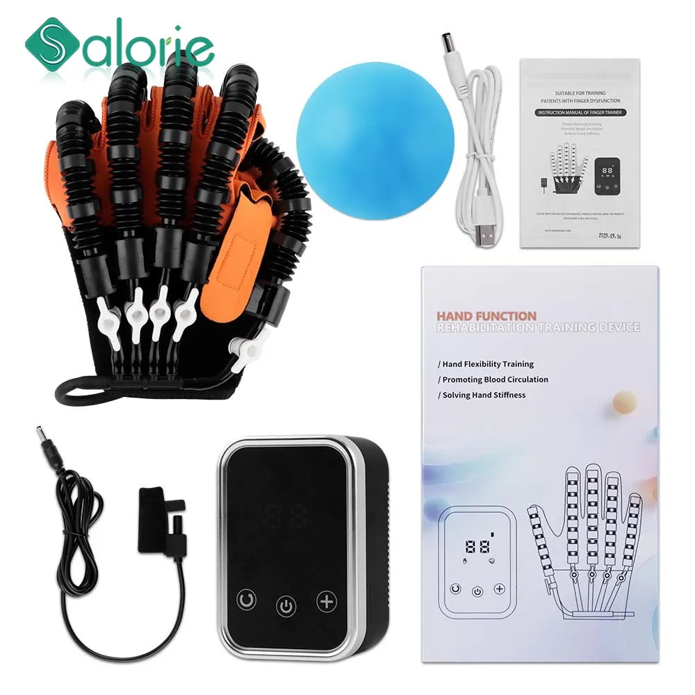 Upgraded Hand Rehabilitation Device Hand and Finger Robot Gloves Rehabilitation Equipment for Stroke Hemiplegia Rehab System