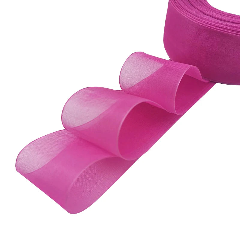40mm Organza Ribbons Wholesale Gift Wrapping Decoration Christmas Ribbons