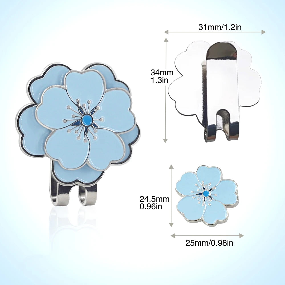 Golf Ball Mark With Golf Hat Clip Magnetic