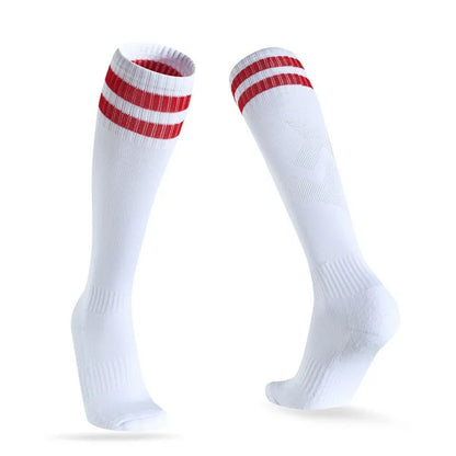 1pair Men's Football Socks, Breathable Sweat-Absorbing Sock for Super Foot Bowl