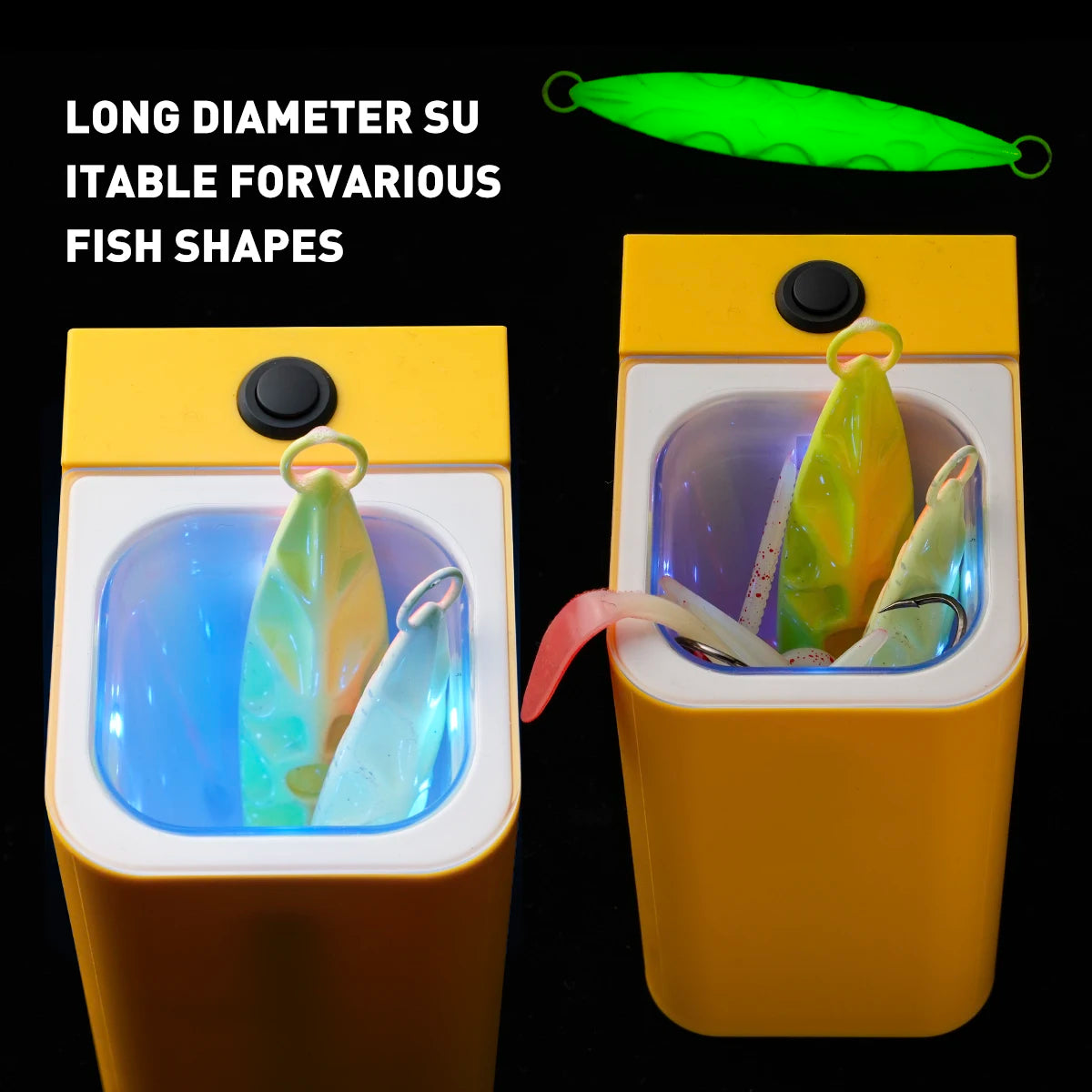UV Lighter for Fishing Jig Lure Fishing Lighter Seawater Fishing Tool to Fill the Light FIshing UV Lighter