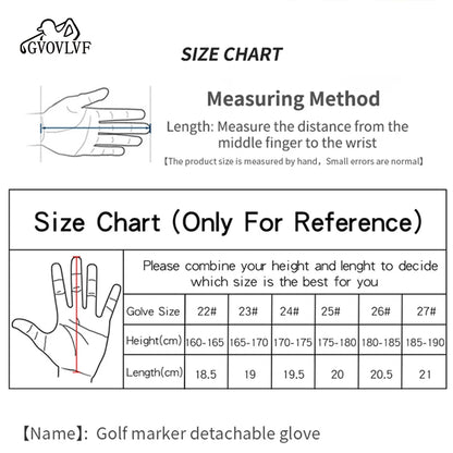 GOG Golf Glove for Men Women Breathable Soft Fabric Microfiber Sports Glove Left Right Hand Blue Mens Hold 1 Pcs Pair 2 3 4 5 R