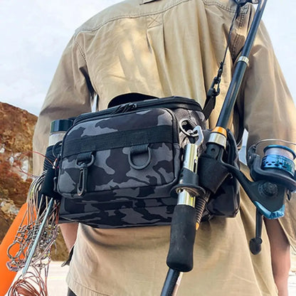 Fishing Tackle, Shoulder Bag, Storage Bag, Portable Fishing Rod Holder, Outdoor Sports Bag, Flying Fishing
