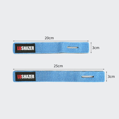 2pcs/Lot LUSHAZER Fishing Rod Tie Magic Fishing Tool Cable Tie Rod Strap Belt Tie Rod Fishing Accessories Suspenders