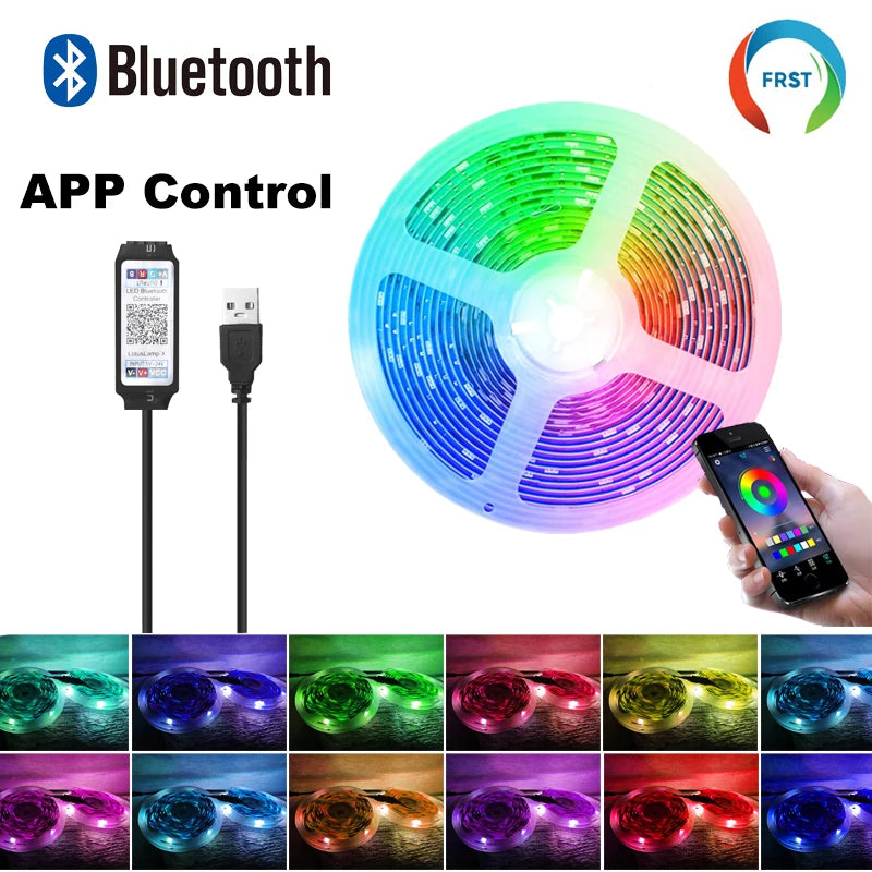 Color RGB 5050 LED Strip Bluetooth Tape