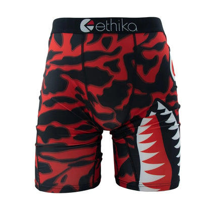 ETHIKA 1Pcs Sexy Men Underwear Boxers Breathable Swimming Man Underpants Plus Size S-3xl Mens Trunks Men's Panties Boxer Briefs