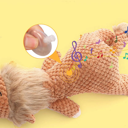 Pet Dog Toy for Large Dogs Cute Plush Squeak Stuffed Toys Fleece Durable Chewing Cute Soft Toy Pet Molar Toy Dog Accessories