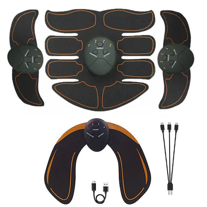 EMS Muscle Stimulator Hip Trainer Muscle Toner Body Slimming Massager Fitness Equipment Men Woman Abdomen Arm Leg Home Exercise