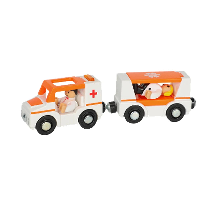 Wooden Track Electric Locomotive Train Magnetic Car Toy for All Brand Wooden Train Track Railway Toys for Kids Educational Toys