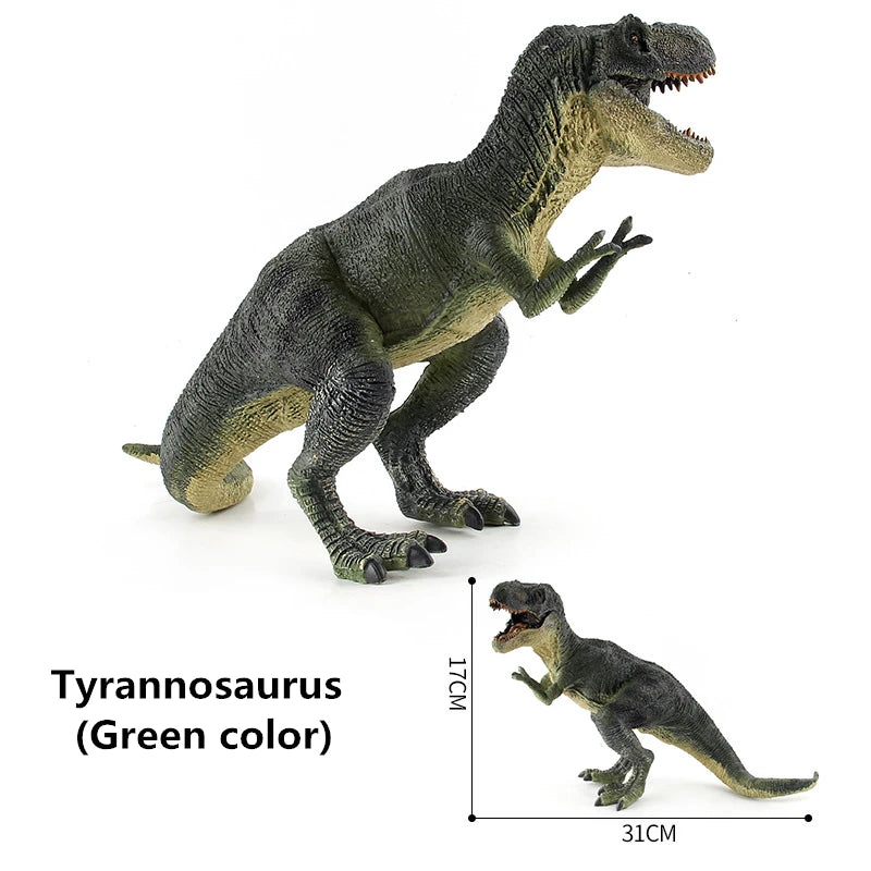 High Quality PVC Jurassic Dinosaurs World Action Figures Decoration Tyrannosaurus Brachiosaurus Rex Model Toy for Christmas Gift