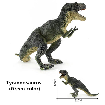High Quality PVC Jurassic Dinosaurs World Action Figures Decoration Tyrannosaurus Brachiosaurus Rex Model Toy for Christmas Gift