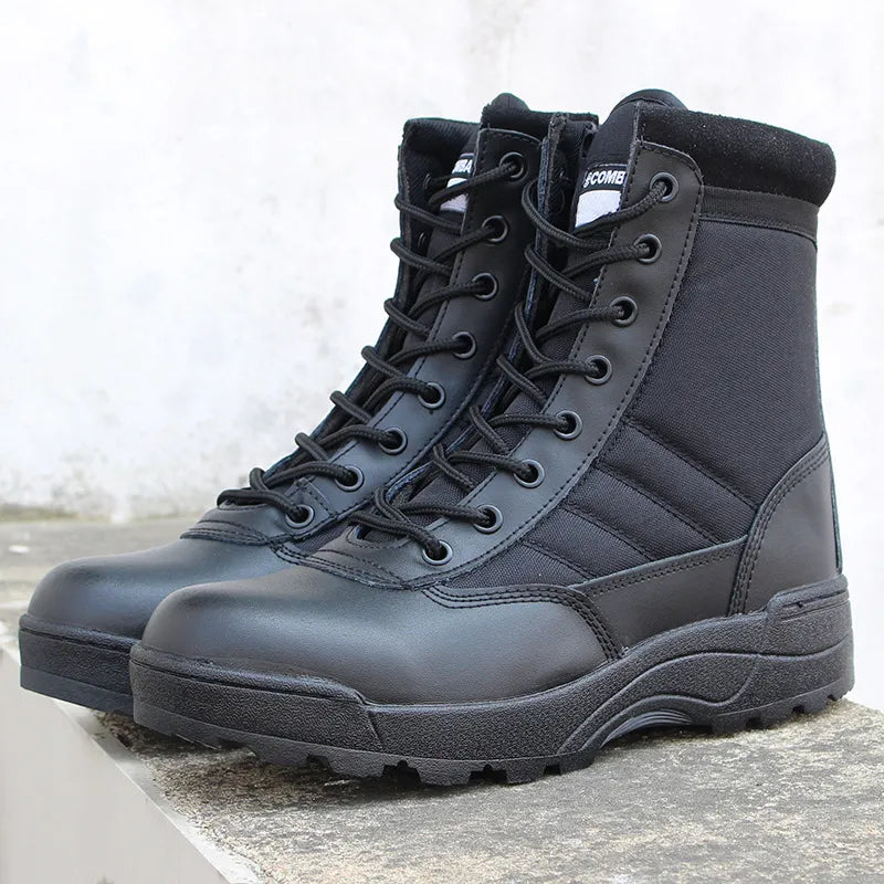 2026 New Tactical Boots Men Boots Special Force Desert Combat Male Boots Outdoor Hiking Boots Ankle Shoes Men Tactical Boots