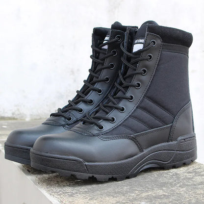 2026 New Tactical Boots Men Boots Special Force Desert Combat Male Boots Outdoor Hiking Boots Ankle Shoes Men Tactical Boots