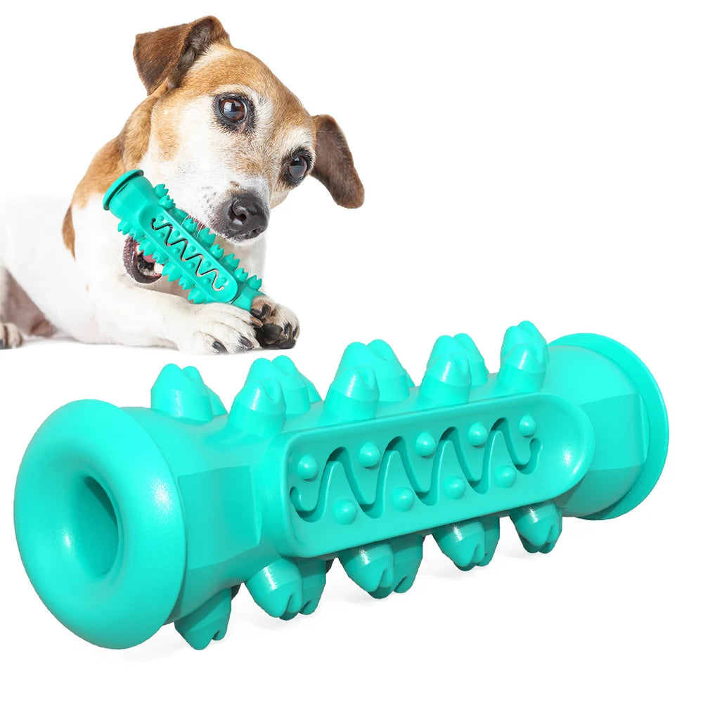 Dog Molar Toothbrush Toys Chew Cleaning Teeth Elasticity Soft Puppy Dental Care Extra-Tough Pet Cleaning Toy Supplies Dog Toys