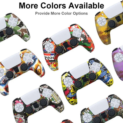 Protective Cover Silicone for Playstation 5 for PS5 Accessories Controller Rubber Case for PS5 Slim Joysticks Thumb Grips Caps