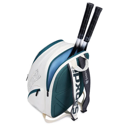SANXDI Tennis Bag Unisex Large Capacity Squash Badminton Tennis Racquet Backpack Portable Paddles Pickleball Tennis Shoulder Bag