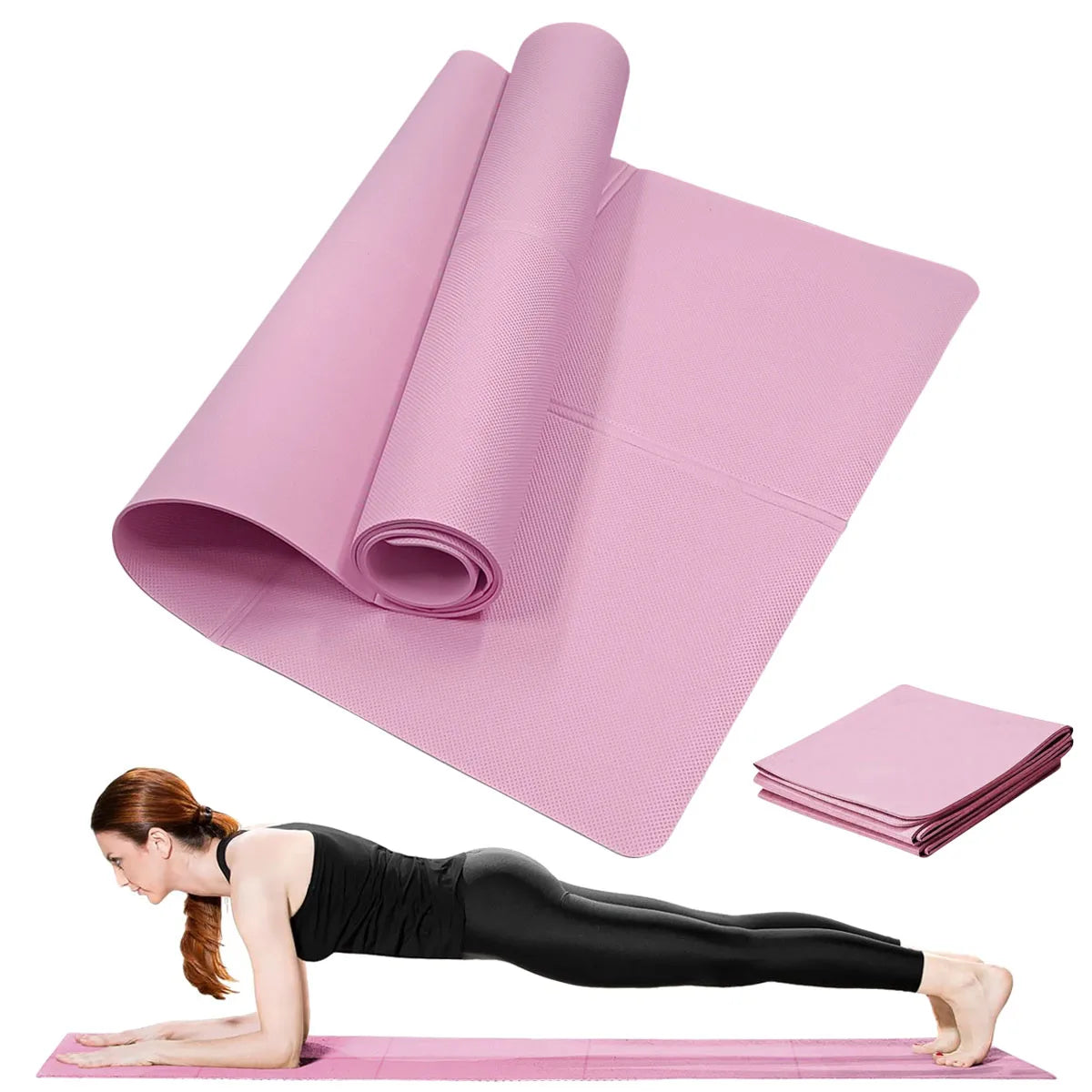 4MM Thick EVA Yoga Mats Anti-Slip Sport Fitness Mat Blanket for Exercise Yoga and Pilates Gymnastics Mat Fitness Equipment