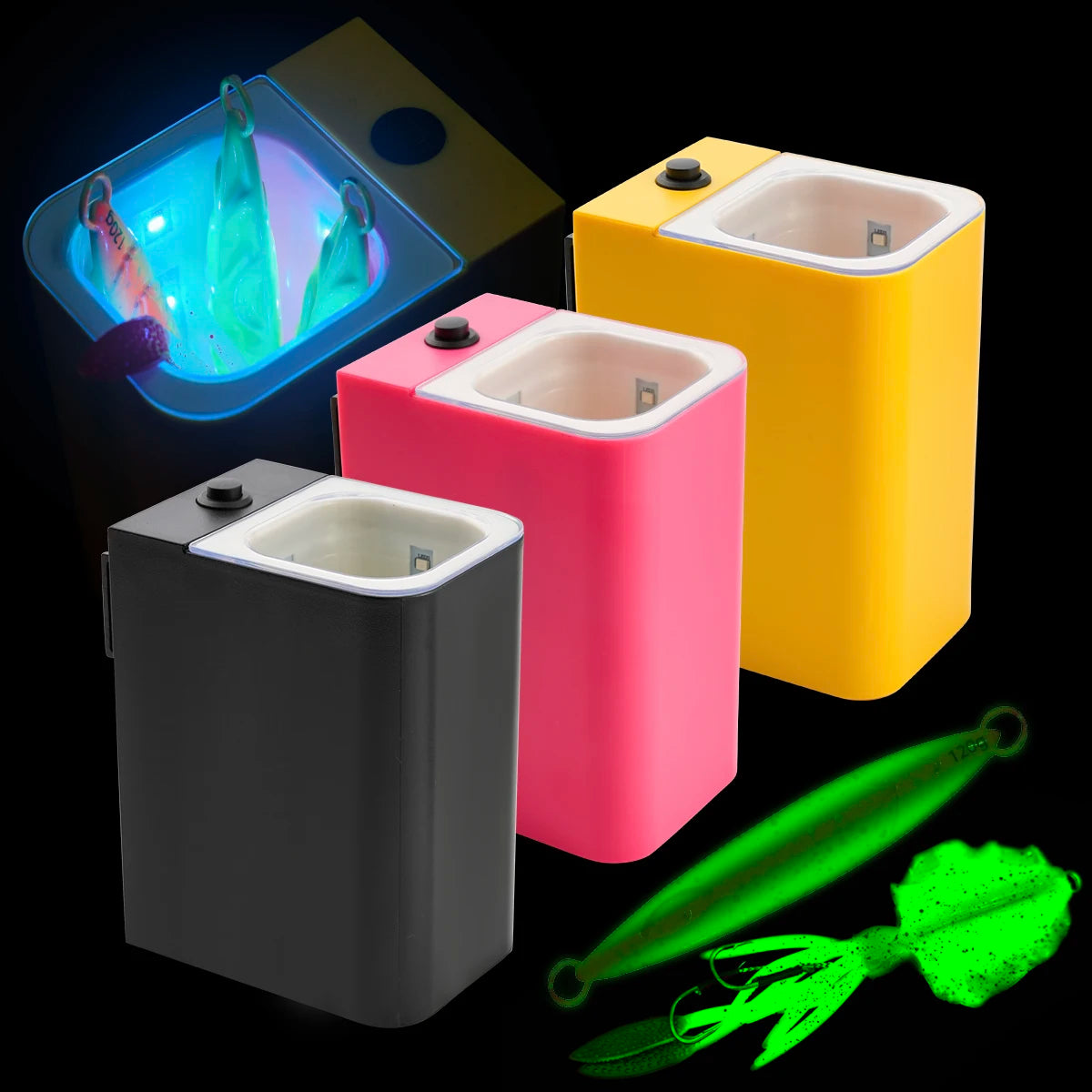 UV Lighter for Fishing Jig Lure Fishing Lighter Seawater Fishing Tool to Fill the Light FIshing UV Lighter