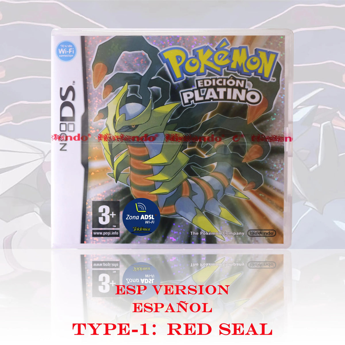 Spanish ESP Version Pokémon Edicion Platino DS Video Game Card New Sealed Package With Box and Manuals for DS 2DS 3DS Console