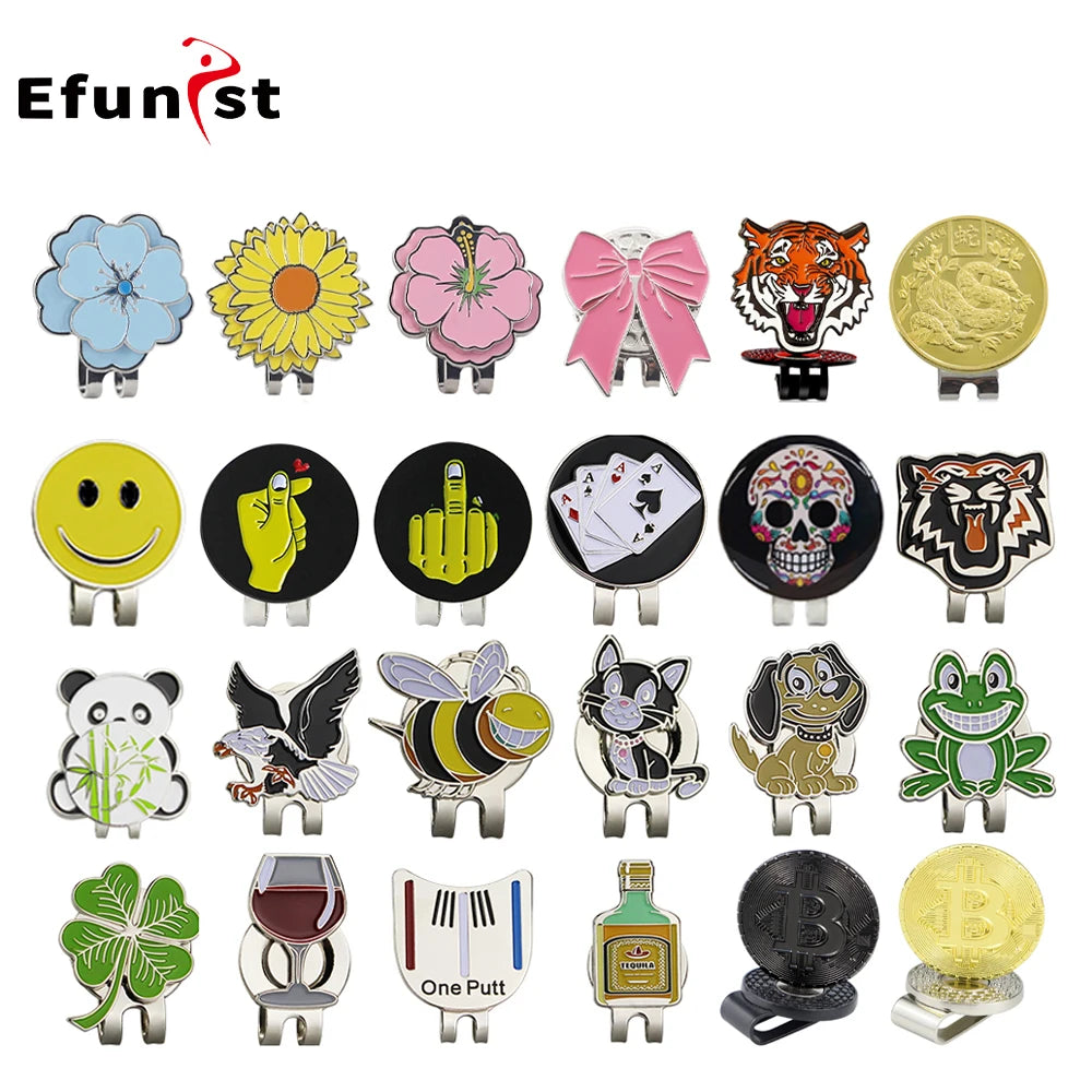Golf Ball Mark With Golf Hat Clip Magnetic