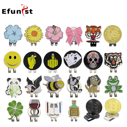 Golf Ball Mark With Golf Hat Clip Magnetic