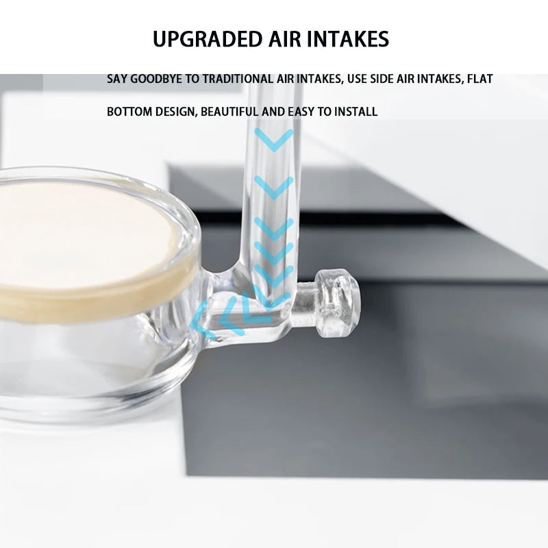 New Aquarium CO2 Atomizer Transparent CO2 Diffuser Refiner Integrated PC Material Special Ceramic Sheet Fish Tank CO2 Atomizer
