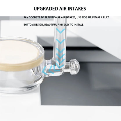 New Aquarium CO2 Atomizer Transparent CO2 Diffuser Refiner Integrated PC Material Special Ceramic Sheet Fish Tank CO2 Atomizer