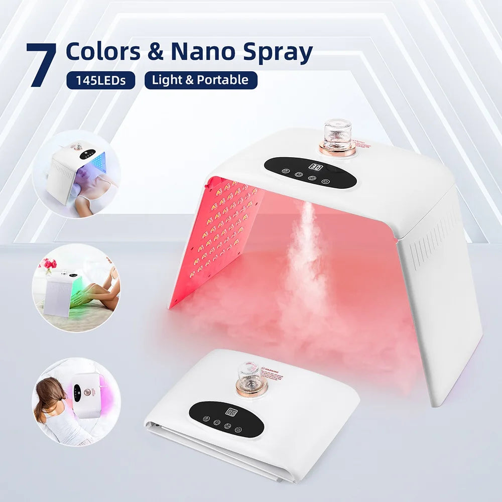 Foldable 7 Colors LED Photon Machine