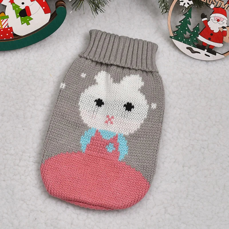 Christmas Cat Sweater Winter Warm Pet Costume for Cats Kedi Katten Sphynx Clothing Mascotas Clothes for Dog Animals Ropa De Gato