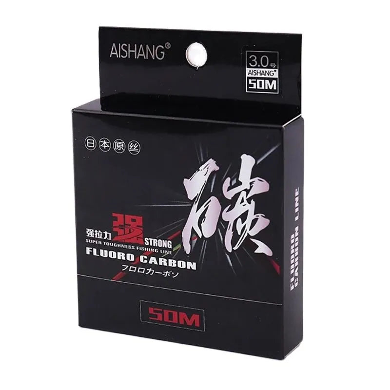 100% Fluorocarbon Fishing Line Carbon Fiber Leader Line Fly Fishing Line Pesca Super Strong Multifilament Fishing Line