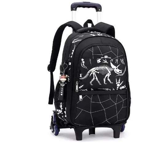 Kids School Rolling Backpack for Boys School Satchel With Wheels Trolley Luggage Bag School Trolley Bags School Wheeled Backpack