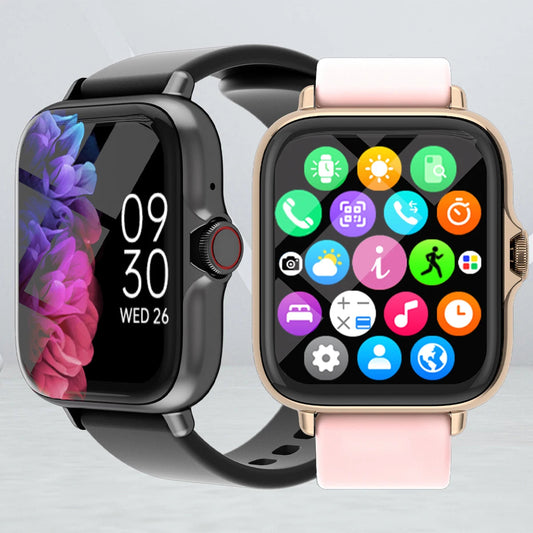 1.83'' Waterproof Smart Watch With Message Answer Call Sleep Monitoring Sports Pedometer Information Alerts for iPhone A