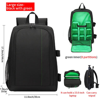 Digital Camera Backpack, Outdoor Large-Capacity Camera Bag, Laptop Backpack, Multi-Functional Convenient Backpack