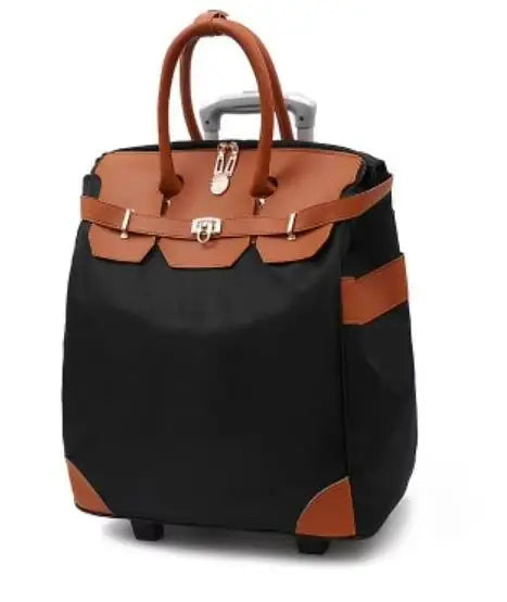 Women Travel Luggage Rolling Bags Women Carry on Hand Luggage Travel Trolley Bag Rolling Luggage Bags for Travel Bag on Wheels